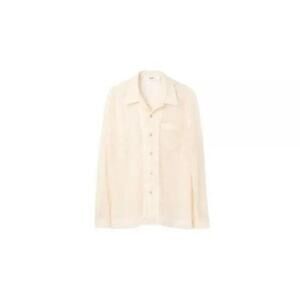 SÉFR Relaxed Fit Long Sleeve Shirt with Classic Collar